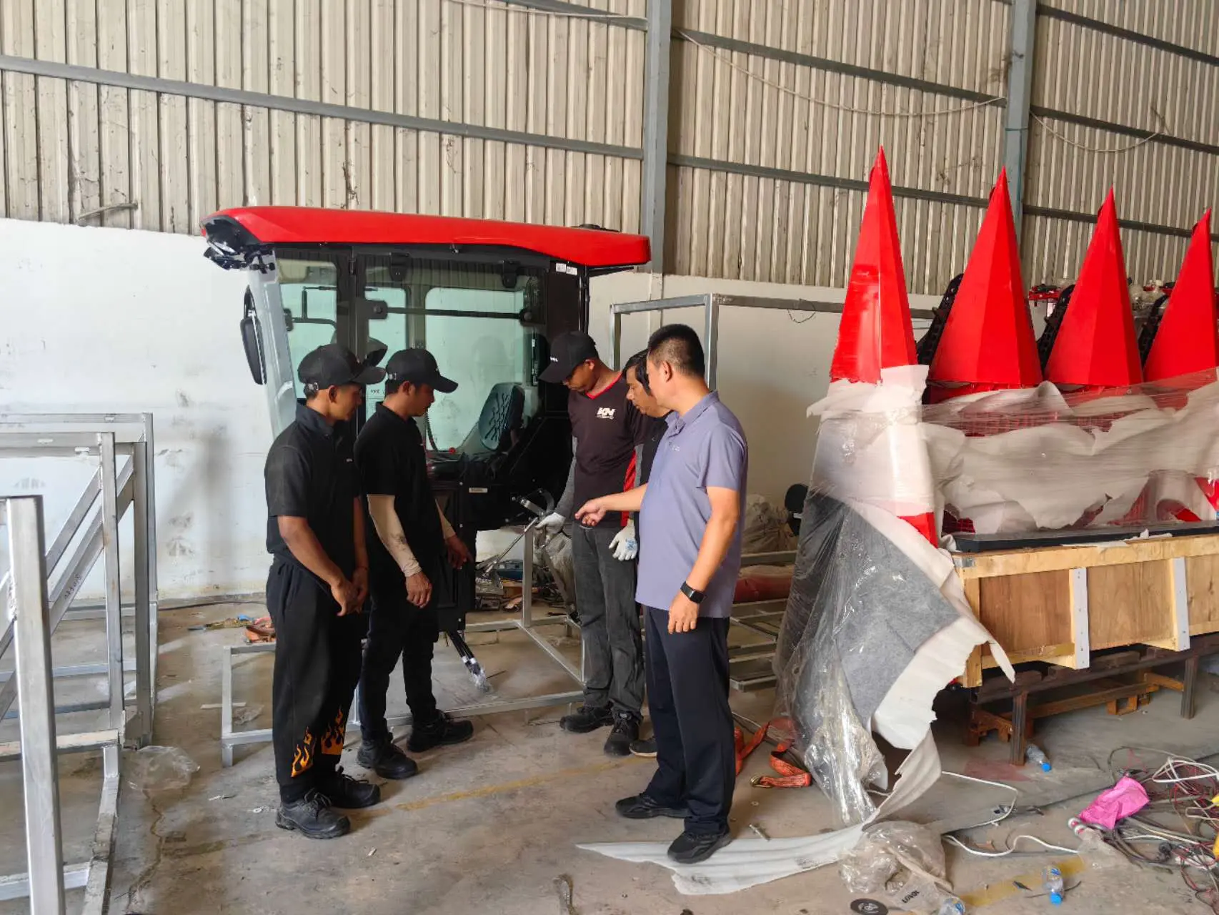 LOVOL Harvester Service in Cambodia