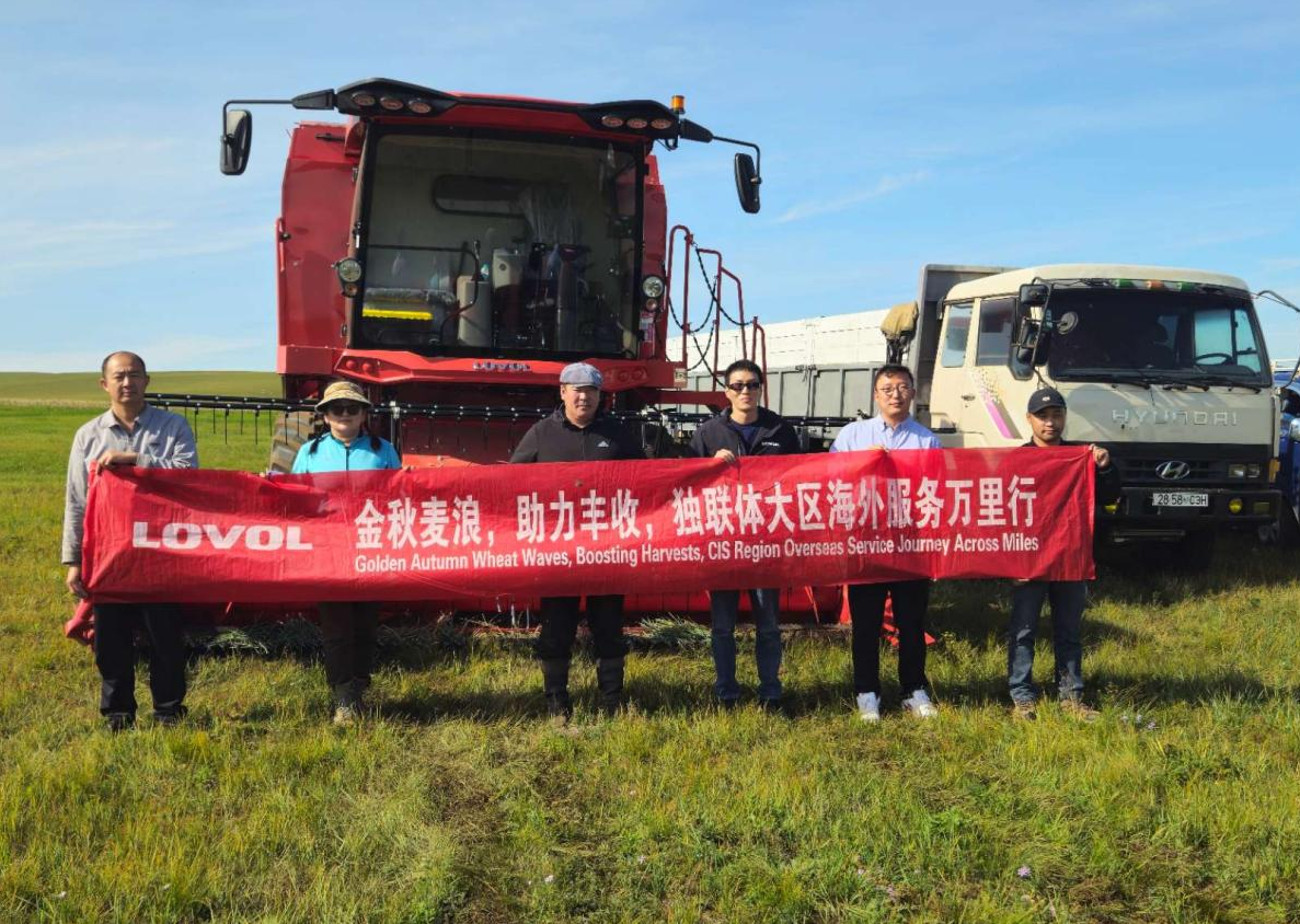 LOVOL Overseas Service Safeguards Mongolian Harvest